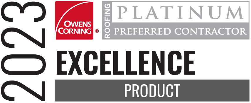 2023 my town roofing memphis roofer owens corning product excellence award winner